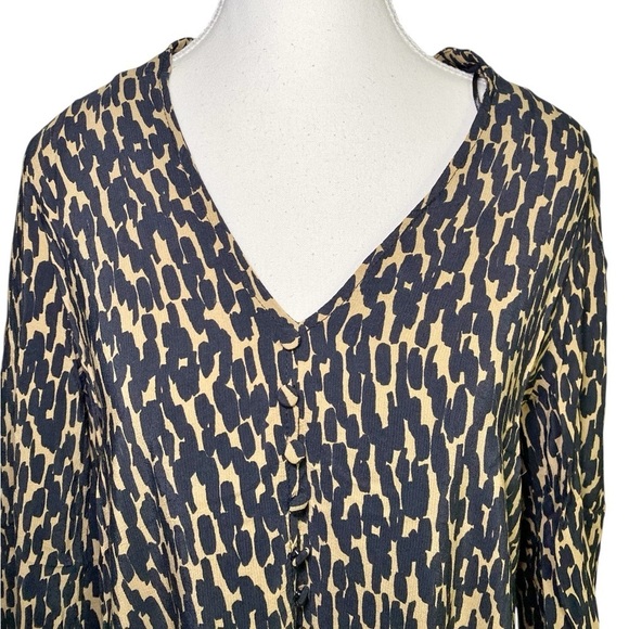 Zara Animal Print Mini Dress - Picture 4 of 16